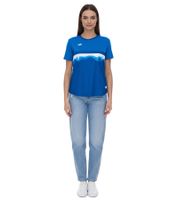 Outfitter OCEAN FABRICS TAHI women's sustainable training shirt with mesh inserts fitness shirt short-sleeved shirt OUT-W-1021-OTW in green, blue, red, black or light blue/white
