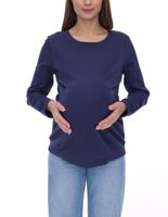 neun 9 monate Damen schlichtes Schwangerschafts-Shirt Umstands-Mode 58374154 Dunkelblau