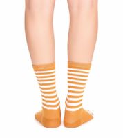 2 pairs of TASTIQ cotton socks with latte macchiato print. Christmas gift for coffee lovers. Long socks in a stylish coffee mug gift box. TAS/1/CSX2/LAT Brown/Black