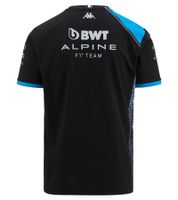 Kappa X ALPINE Formula 1 F1 children's T-shirt with HYDRO WAY PROTECTION technology short-sleeved shirt 321F34W AF1 A12_K black