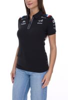 Polo da donna Kappa X ALPINE Formula 1 Team Ocon Gasly con maglia a maniche corte in cotone HydroWayProtection 35163WW AF1 in blu o nero
