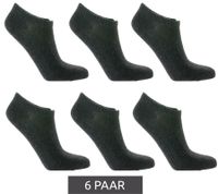 6 pairs of TASTIQ sneaker socks, plain cotton socks in a gift box, sports socks in grey, black, white, blue, green or pink