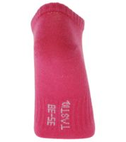 6 pairs of TASTIQ sneaker socks, plain cotton socks in a gift box, sports socks in grey, black, white, blue, green or pink