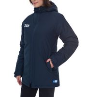 Outfitter OCEAN FABRICS TAHI Damen nachhaltige Winter-Jacke mit verstellbarer Kapuze Herbst-Jacke OUT-W-1035-OTW-42 Dunkelblau