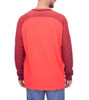 NIKE Gardien Longsleeve Herren Torwart-Trikot mit Dry-Fit Langarm-Shirt Fußball 725882-671 Rot/Schwarz