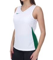 NIKE Team Basketball Women's Tank Top with DryFit Sports Shirt Training Shirt NT0211-104 White/Green