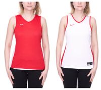 NIKE Team Basketball Reversible Women's Tank Top with Dri-FIT Technology Training Shirt Reversible Sports Shirt NT0213-657 Red/White