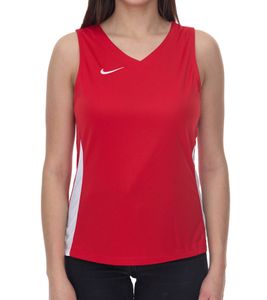 NIKE Team Basketball Women's Tank Top with DryFit Sports Shirt Training Shirt NT0211-657 Red/White