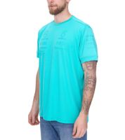 Mercedes-Benz AMG Petronas F1 Herren T-Shirt Kurzarm-Shirt Sommer-Shirt 701225460 003 Türkis