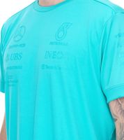 Mercedes-Benz AMG Petronas F1 Herren T-Shirt Kurzarm-Shirt Sommer-Shirt 701225460 003 Türkis