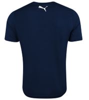 Pack of 2 PUMA Base children's sports shirts for boys & girls, sustainable cotton T-shirt with logo 678577 02 dark blue