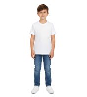 Pack de 2 camisetas deportivas infantiles PUMA Base para niño y niña camiseta de algodón sostenible con logo 678577 gris, azul oscuro o 678260 blanco, negro