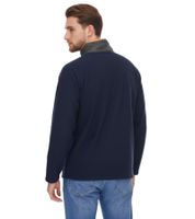 Denim Project Veste polaire Teddy pour homme avec poche poitrine Veste polaire DP-10023-127 578 Bleu foncé