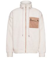 Denim Project men's stylish teddy jacket fleece jacket with stand-up collar autumn jacket DP-10023-082 dark blue or white