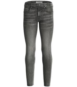 GUESS Vaqueros ajustados de moda para hombre con pantalones de uso diario estilo 5 bolsillos M3YA27D4U42 DRMM gris