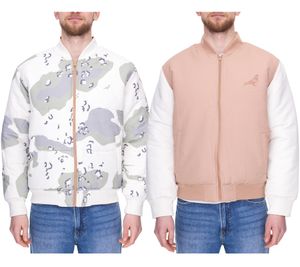 STAPLE Broadway men's bomber jacket in all-over camouflage print, reversible autumn jacket 220907065 light brown/beige