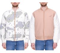 STAPLE Broadway men's bomber jacket in all-over camouflage print, reversible autumn jacket 220907065 light brown/beige