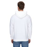 vsct Net Application Sudadera con capucha para hombre con estampado de cuadrícula en el pecho Jersey con capucha de algodón 5643160 Crudo/Blanco