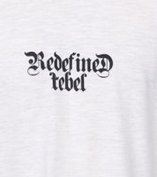 Camisa de algodón para hombre REDEFINED REBEL, camiseta de manga corta con letras de la marca 211158 beige