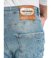 vsct Thor men's slim-fit jeans in a destroyed look, denim trousers in a 5-pocket style B5642258 blue
