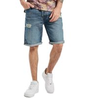 ONLY & SONS Avi Loose men's jeans shorts in a used look denim trousers 22015232 blue