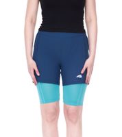 Pantalon de cyclisme F2 pantalon de VTT durable pour femme avec coussin de siège short de vélo 2 en 1 89267667 turquoise/bleu