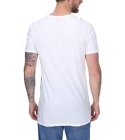 vsct My Tribute 1/2 Camiseta de algodón para hombre con estampado llamativo y cuello redondo SS5641619 Blanco