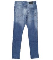 Vaqueros de hombre vsct Thor Track Stripe con aspecto destruido, pantalones vaqueros con rayas galon laterales D5642471 azul
