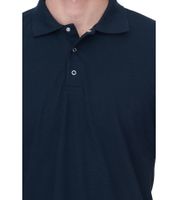 SANTINO Cws Herren schlichtes Polo-Shirt mit Baumwollanteil Kurzarm-Shirt Dunkelblau
