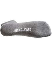 12 pairs of JACK & JONES Short Sock sneaker socks, sports socks, cotton quarter socks 12260511 grey
