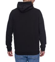 Ballin Est. 2013 Herren nachhaltiger Hoodie Kapuzen-Pullover mit Logo-Print auf der Front HO-H00050 Schwarz