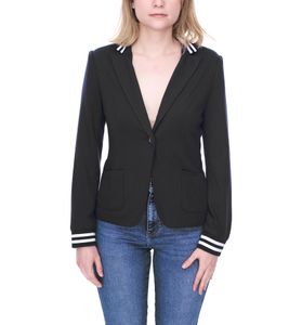 AjC Blazer chaqueta business para mujer con cierre de un botón chaqueta de traje 71618907 negro