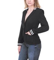 AjC Blazer women's business jacket with one-button closure blazer suit jacket 71618907 black