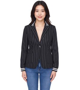 AjC Blazer chaqueta business para mujer con cierre de un botón chaqueta de traje 36873246 negro