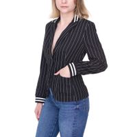 AjC Blazer women's business jacket with one-button closure blazer suit jacket 36873246 black