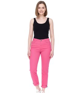 Pantalón de algodón para mujer Alife and Kickin con pantalón vaquero estilo 5 bolsillos 51977322 rosa