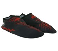 airjoy Neopren-Bade-Schuhe mit herausnehmbarer Innensohle Wasser-Schuhe mit farblichen Highlights 7654618 Schwarz/Rot