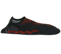 airjoy Neopren-Bade-Schuhe mit herausnehmbarer Innensohle Wasser-Schuhe mit farblichen Highlights 7654618 Schwarz/Rot