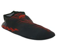airjoy Neopren-Bade-Schuhe mit herausnehmbarer Innensohle Wasser-Schuhe mit farblichen Highlights 7654618 Schwarz/Rot