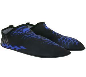 airjoy chaussures de bain en néoprène avec semelle intérieure amovible chaussures d'eau avec reflets de couleur 7654618 noir/bleu