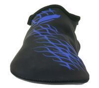 airjoy neoprene bathing shoes with removable insole water shoes with colorful highlights 7654618 black/blue