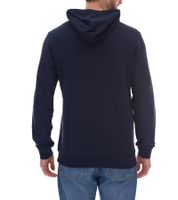 adidas Essentials French Terry Linear Logo Hoodie sustainable men's sweater with kangaroo pocket GK9066 Blue