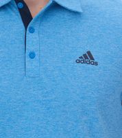 adidas Drive Polo or Drive Polo Heather men's polo shirt with AeroReady sustainable sports golf shirt in gray, blue, black
