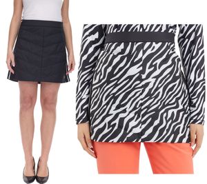 Falda de esquí protectora para mujer McKINLEY Isabel W con revestimiento AQUABASE 420206 negro o negro/blanco