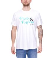 Mercedes-Benz AMG Petronas F1 Fierce and Fearless Graphic Men's T-Shirt Cotton Shirt 701222348 002 White