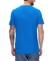 Mercedes-Benz AMG Petronas F1 MAPF1 Ritratto o logo Camicia da uomo in cotone con stampa George Russel Camicia girocollo 701222296-701222304 Blu o viola