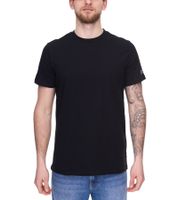 Mercedes-Benz AMG Petronas F1 MAPF1 FW T-shirt basique homme vierge avec petit imprimé sur le bras chemise en coton 701219057 001 noir