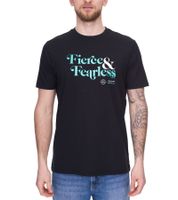 Mercedes-Benz AMG Petronas F1 Fierce and Fearless Graphic Men's T-Shirt Cotton Shirt 701222348 in Black or White