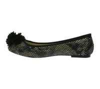 MENBUR women's ballerinas elegant summer shoes low shoes 07156 0001 black/beige