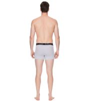 Pack of 2 Kappa men's boxer shorts with brand lettering and logo underpants 351K1JW A80 black/light grey